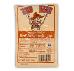 It’s our mouthwatering, most tender tip of the beef jerky strip, packed in a 1oz bag. These littles packages of heaven are just the right size for lunch boxes and backpacks, and just the right amount to satisfy your beef jerky crave!LET'S RIDE!